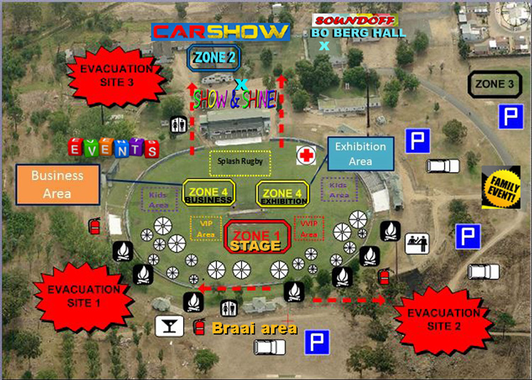 Malibu Summer Splash 2014 site plan